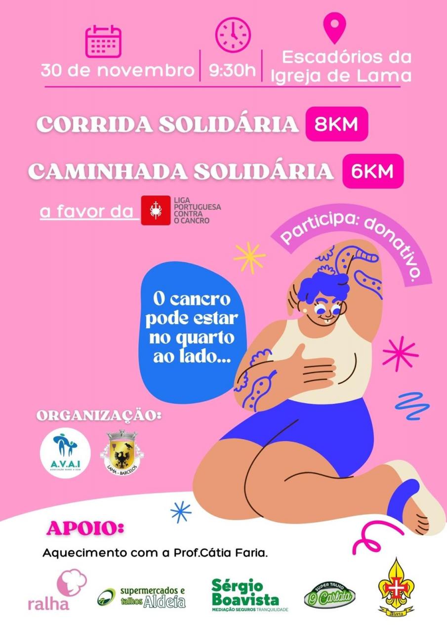 CAMINHADA / CORRIDA SOLID&Aacute;RIA